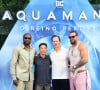 Director James Wan and actors Yahya Abdul-Mateen II, Patrick Wilson and Jason Momoa for press photos this Saturday afternoon 2. They participate in CCXP23 on the last day of the event, Sunday, to promote the film in Sao Paulo, Brazil, on December 2, 2023. © Imago/Panoramic/Bestimage 