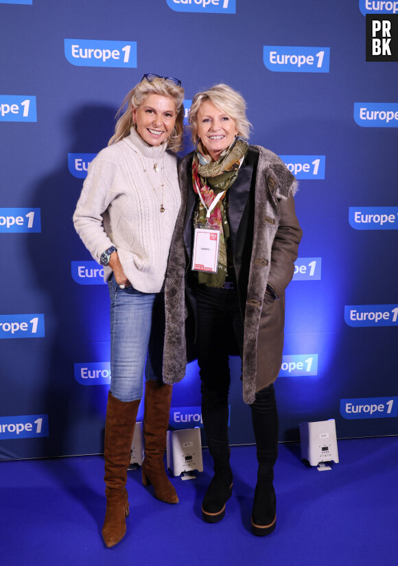 Exclusif - Caroline Margeridon et Sophie Davant - Sophie Davant anime son émission d'Europe 1 "Sophie & Les Copains" au salon Made in France à Paris le 9 novembre 2023.