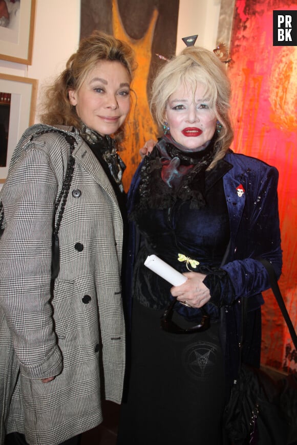 Semi-exclusif - Grace de Capitani et Armande Altaï - Cocktail pour l'exposition et la remise des prix "La Femme dans le Siecle" à la galerie FRM à Paris, France le 14 novembre 2017. © Philippe Baldini/Bestimage