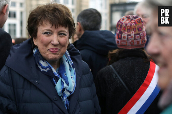 Roselyne Bachelot lors d'une marche contre l'antisémitisme à Paris, le 12 novembre 2023 © Stéphane Lemouton / Bestimage