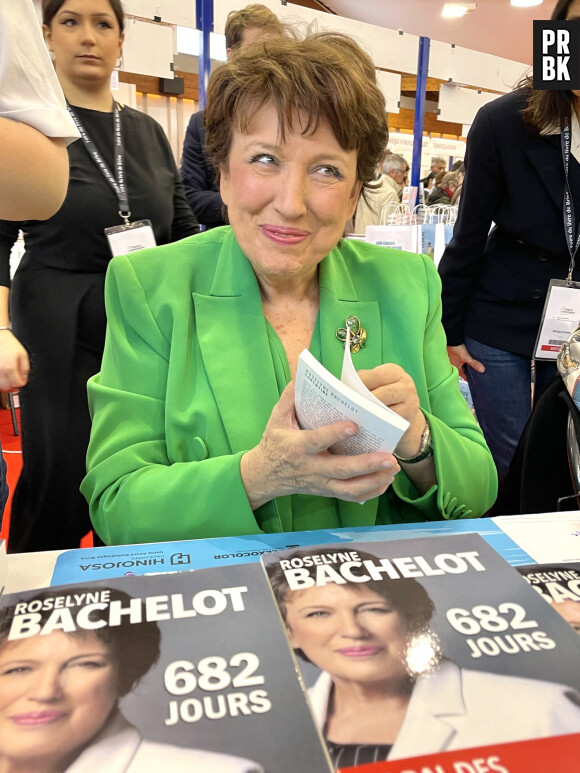 Roselyne Bachelot lors de la 41ème Foire du Livre de Brive dans La Halle Brassens, à Brive-la-Gaillarde, France, le 11 novembre 2023. © Fabien Faure/Bestimage