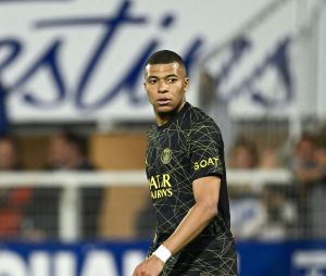 Kylian Mbappe during the Ligue 1 football (soccer) match between AJ Auxerre (AJA) and Paris Saint Germain (PSG) on May 21, 2023 at Stade Abbe Deschamps in Auxerre, France. Photo by Victor Joly/ABACAPRESS.COM