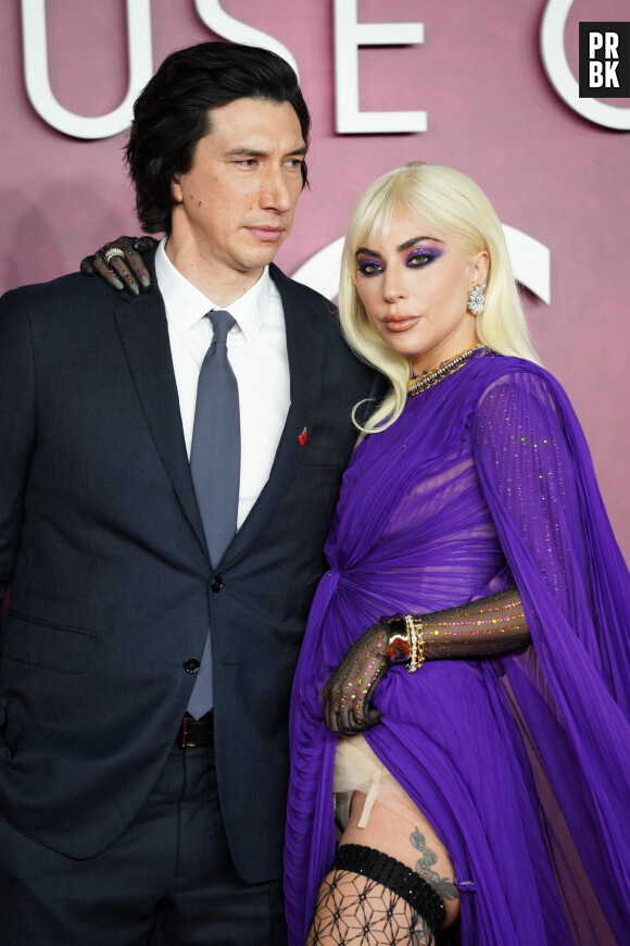 Adam Driver et Lady Gaga lors de la première du film "House Of Gucci" à Los Angeles, le 9 novembre 2021.
