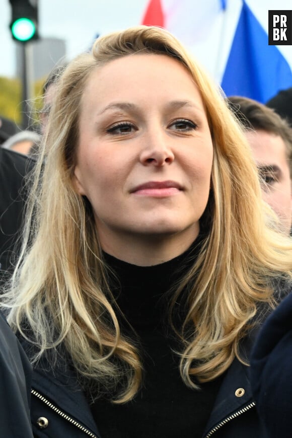 Marion Marechal Le Pen ( Reconquete ) - - Marche contre l'antisémitisme à Paris, le 12 novembre 2023 © Federico Pestellini / Panoramic / Bestimage