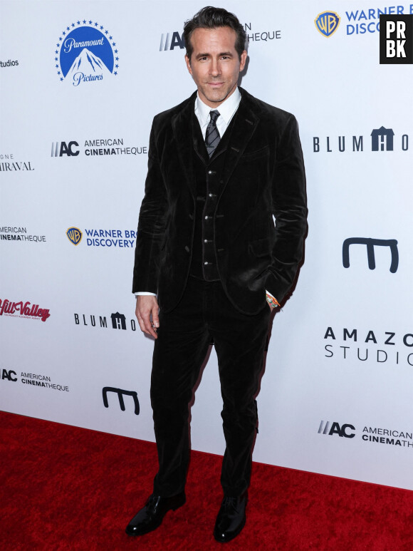 Ryan Reynolds au photocall de la cérémonie des "36th Annual American Cinematheque Awards" en l'honneur de Ryan Reynolds à Los Angeles, le 17 novembre 2022.