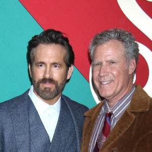 Ryan Reynolds et Will Ferrell à la première du film "Spirited" à New York, le 7 novembre 2022.