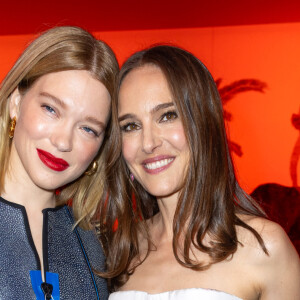 Lea Seydoux et Natalie Portman - People au défilé de mode automne-hiver 2024 Haute-Couture "Christian Dior" lors de la fashion week de Paris. Le 3 juillet 2023 © Olivier Borde-Bertrand Rindoff Petroff / Bestimage