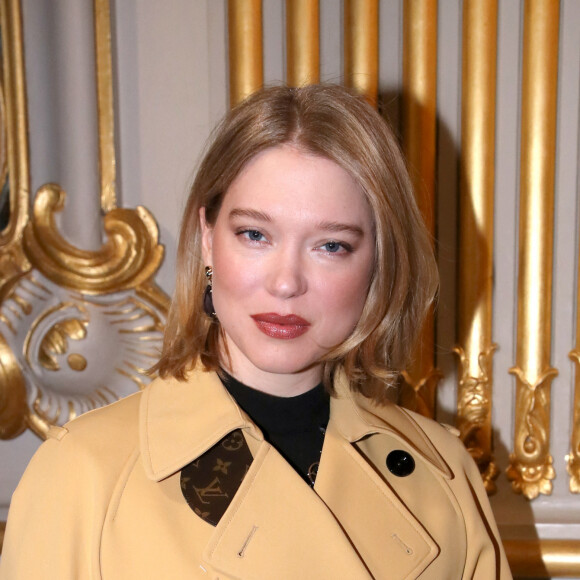 Léa Seydoux - Front Row du défilé Louis Vuitton prêt-à-porter automne-hiver 2023/2024 lors de la Fashion Week de Paris (PFW), à Paris, France, le 6 mars 2023. © Bertrand Rindoff/Bestimage