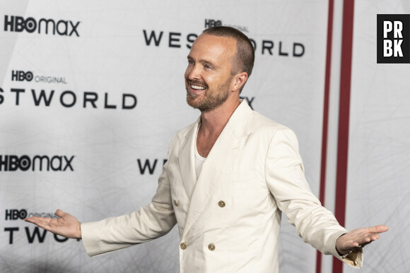 Aaron Paul à la première de la série "Westworld (Saison 4)" à New York, le 21 juin 2022.  Celebrities at the premiere of "Westworld (Season 4)" in New York. June 21st, 2022. 