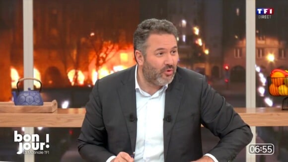 "Il n'y a aucun filtre..." : Bruce Toussaint s'agace face à Christophe Beaugrand dans Bonjour, la matinale de TF1
