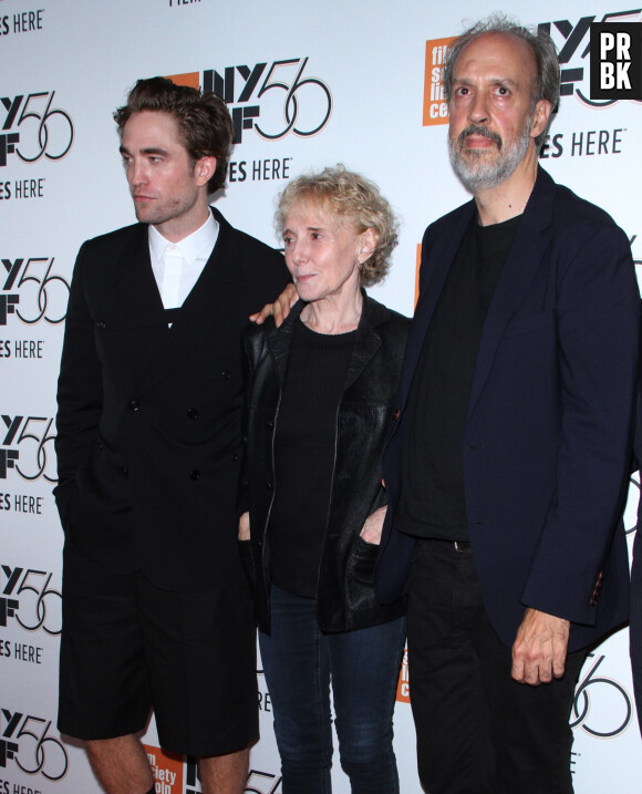 Robert Pattinson, Claire Denis, Kent Jones à la première de High Life au lice Tully Hall Lincoln Center à New York, le 2 octobre 2018