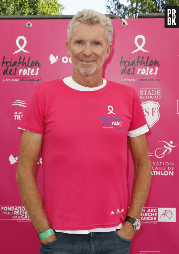 Denis Brogniart - 8ème édition du "Triathlon des roses" au Stade Français dans le domaine de Saint Cloud le 18 septembre 2021. © Marc Ausset-Lacroix/Bestimage