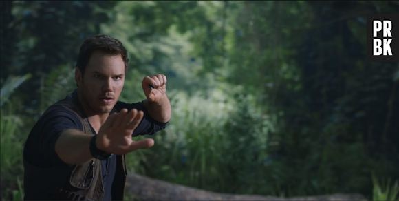 Chris Pratt dans le film "Jurassic World".