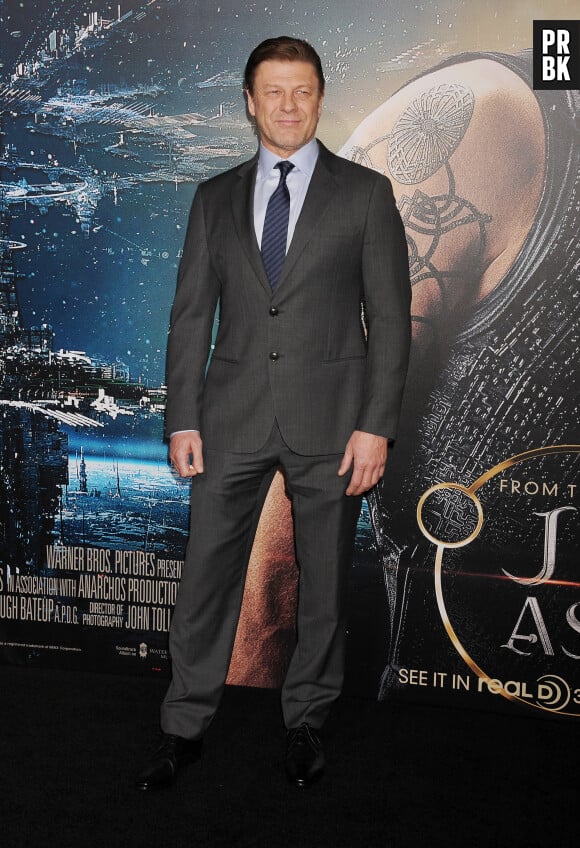 Sean Bean à la première du film "Jupiter : Le destin de l'Univers" à Los Angeles, le 2 février 2015.