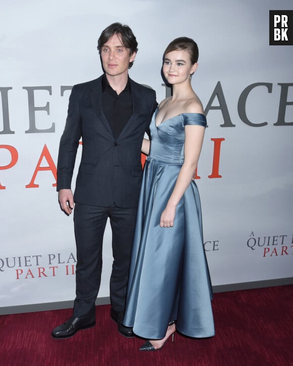 Cillian Murphy et Millicent Simmonds - Les célébrités assistent à la première du film "Sans un bruit 2" au Lincoln Center à New York, le 8 mars 2020.