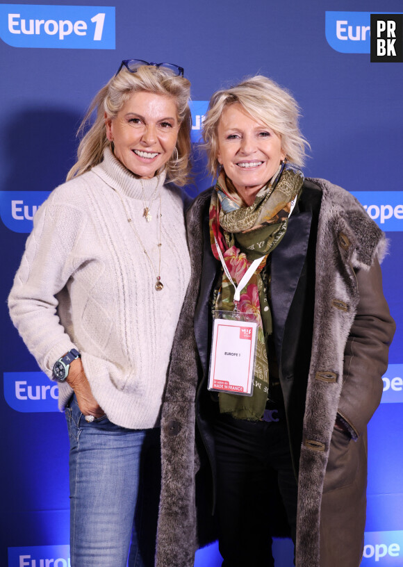 Exclusif - Caroline Margeridon et Sophie Davant - Sophie Davant anime son émission d'Europe 1 "Sophie & Les Copains" au salon Made in France à Paris le 9 novembre 2023.