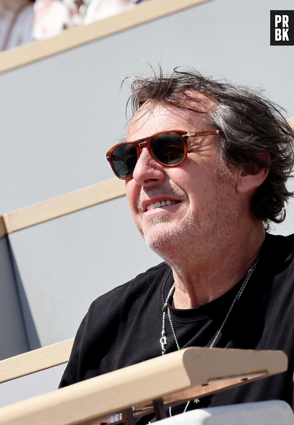 Jean-Luc Reichmann - Célébrités dans les tribunes des Internationaux de France de tennis de Roland Garros 2023 le 6 juin 2023. © Jacovides-Moreau/Bestimage