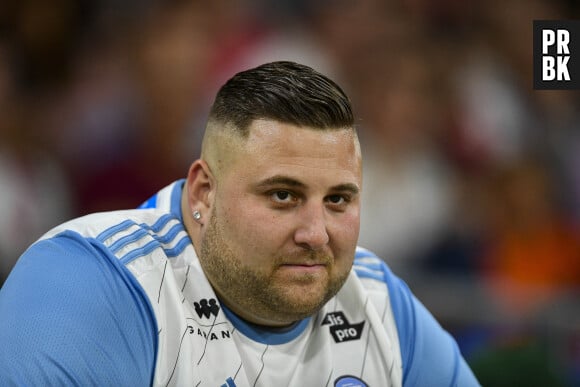 Nicocapone lors du match de football caritatif "Le match des héros UNICEF" entre l'OL Légendes et la team Unicef en faveur de l'association Aide Médicale & Caritative France-Ukraine (AMC France-Ukraine) au Groupama Stadium à Lyon, France, le 10 mai 2022. Victoire de Lyon 1 à 0, but de Sonny Anderson. La somme de 482 490€ a été récoltée pour les enfants d'Ukraine. © Pierre Perusseau/Bestimage