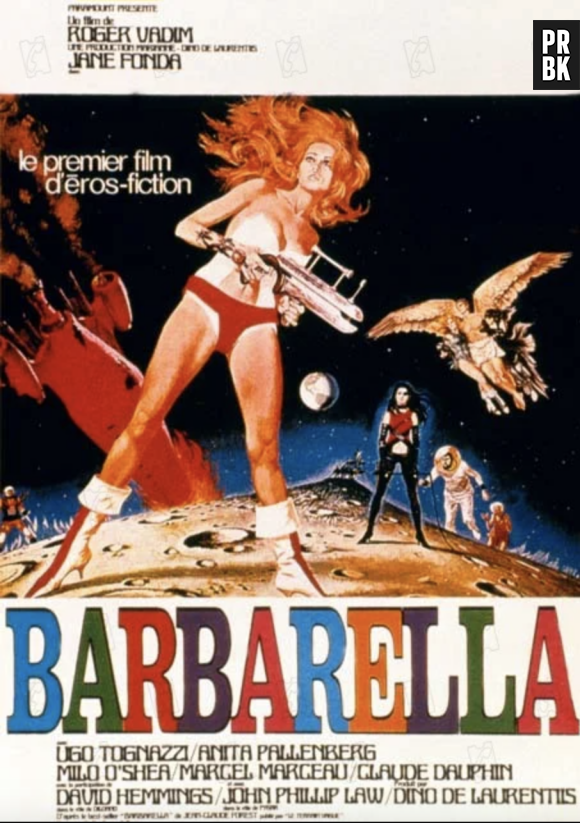 Affiche du film "Barbarella", de Roger Vadim.