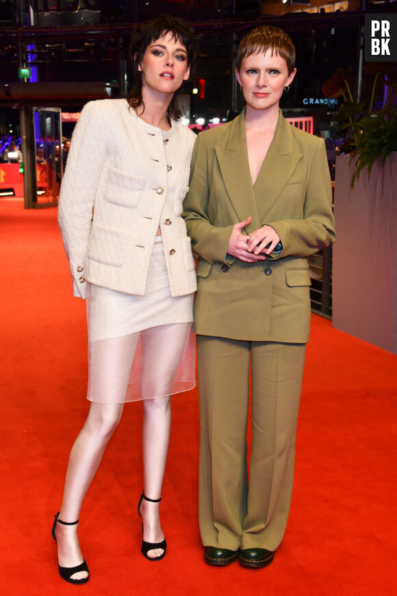 Kristen Stewart, Rose Glass - Tapis rouge du film "Love Lies Bleeding" lors du 74ème Festival International du Film de Berlin, La Berlinale. Le 18 février 2024