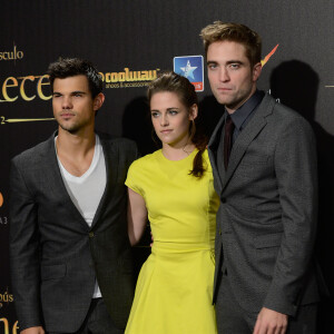 Taylor Lautner, Kristen Stewart, Robert Pattinson - Avant-Premiere du film Twilight "Breaking Dawn 2" a Madrid, le 15 novembre 2012.