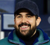 Artus - People dans les tribunes lors du match de championnat de Ligue 1 Uber Eats opposant le Paris Saint-Germain (PSG) à l'Olympique Lyonnais au Parc des Princes à Paris le 2 avril 2023.