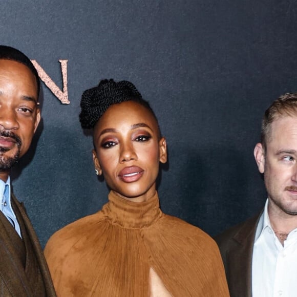 Will Smith, Charmaine Bingwa, Ben Foster - Première du film "Emancipation" à Londres, le 2 décembre 2022.