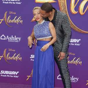 Jada Pinkett Smith et son mari Will Smith à la première du film Aladdin au El Capitan Theatre dans le quartier de Hollywood à Los Angeles, le 21 mai 2019