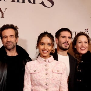 Romain Duris, Lyna Khoudri, François Civil, Vicky Krieps - Première du film "Les Trois Mousquetaires: Milady" au Grand Rex à Paris le 10 décembre 2023. © Coadic Guirec - Dominique Jacovides /Bestimage