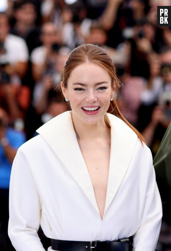 Emma Stone - Photocall du film "Kinds of Kindness" lors du 77ème Festival International du Film de Cannes. © Jacovides / Moreau / Bestimage