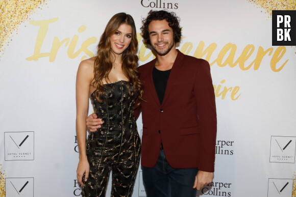 Iris Mittenaere et son danseur de DALS Anthony Colette - Soirée de lancement du livre "Toujours y croire" de Miss France et Miss Univers 2016. © CVS/Bestimage