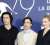 Adam Driver, Noah Baumbach et Greta Gerwig - Photocall du film "White Noise" lors du 79 ème festival international du film de Venise.