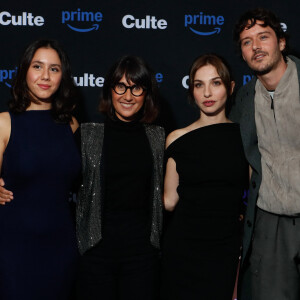 Anaïde Rozam, Alexia Laroche-Joubert, Marie Colomb, César Domboy - Avant-première de la série "Culte" à la Villa Culte à Paris. © Christophe Clovis / Bestimage