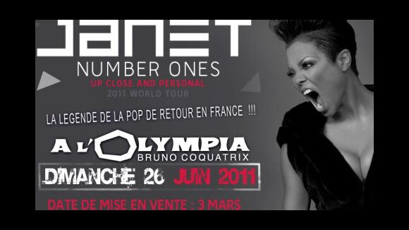 Janet Jackson ... En concert à Paris le 26 juin 2011