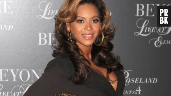 Beyoncé lors de la présentation de son parfum