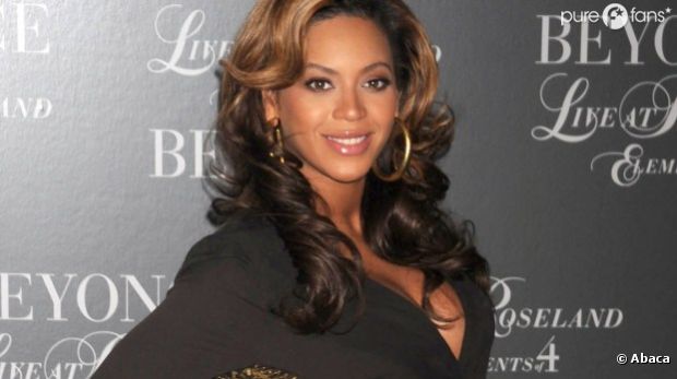 Beyoncé lors de la présentation de son parfum