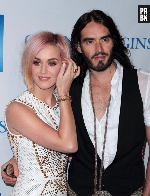 Katy et son ex-mari, Russell Brand, sur la tapis rouge
