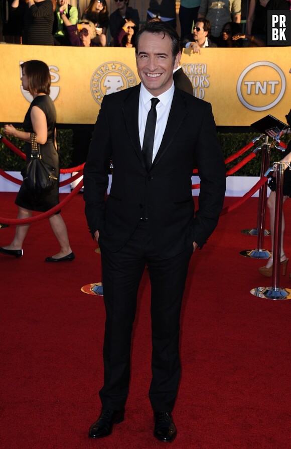 Jean Dujardin sur le tapis rouge des SAG Awards