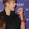 Justin Bieber en pleine promo pour son parfum Someday