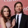 Angelina Jolie et Brad Pitt à un évènement