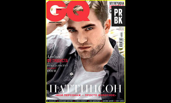 Robert Pattinson en couverture du GQ russe