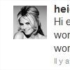 Heidi Klum remercie ses fans sur Twitter