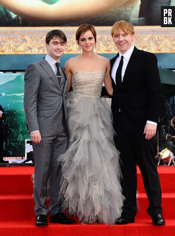 Daniel Radcliffe, Emma Watson et Rupert Grint