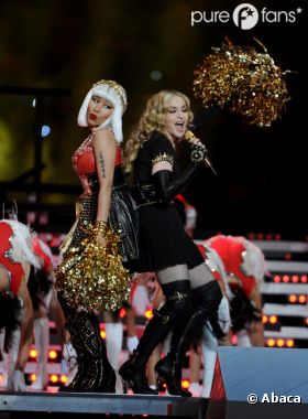 Madonna et Nicki Minaj au Super Bowl