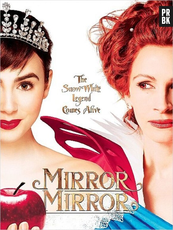Julia Robert et Lily Collins sur l'affiche de Mirror Mirror