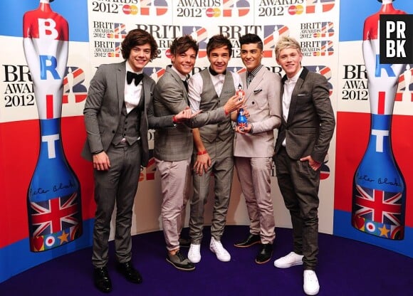 Les One Direction aux Brit Awards 2012