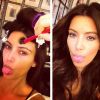 Kim Kardashian, avant et après une séance de maquillage