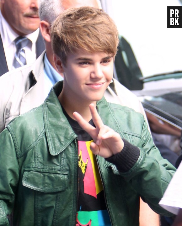 Justin Bieber, trop beau avec sa veste en cuir