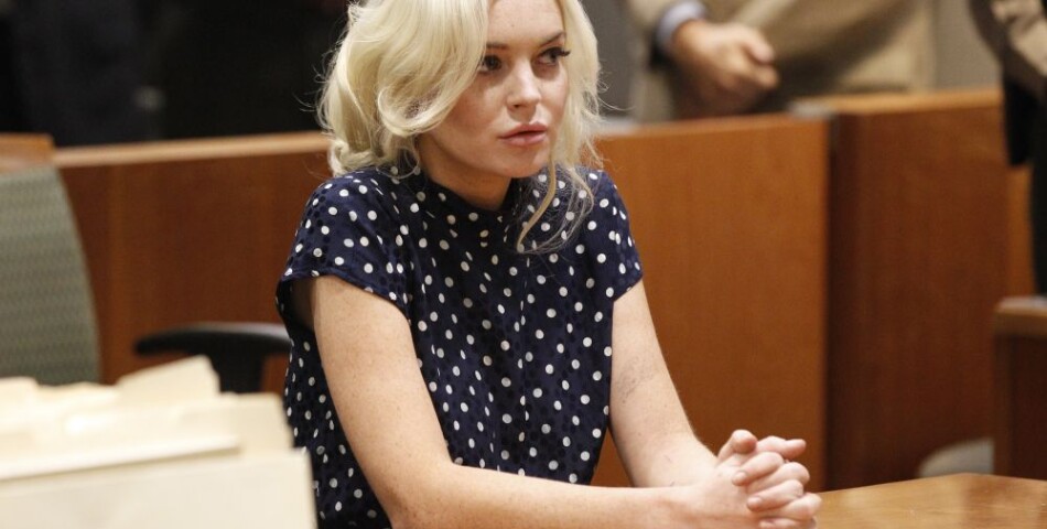 Lindsay Lohan, à son procès  