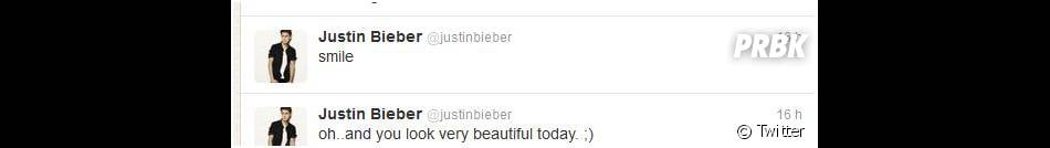 Justin Bieber trouve encore du temps pour des tweets romantiques